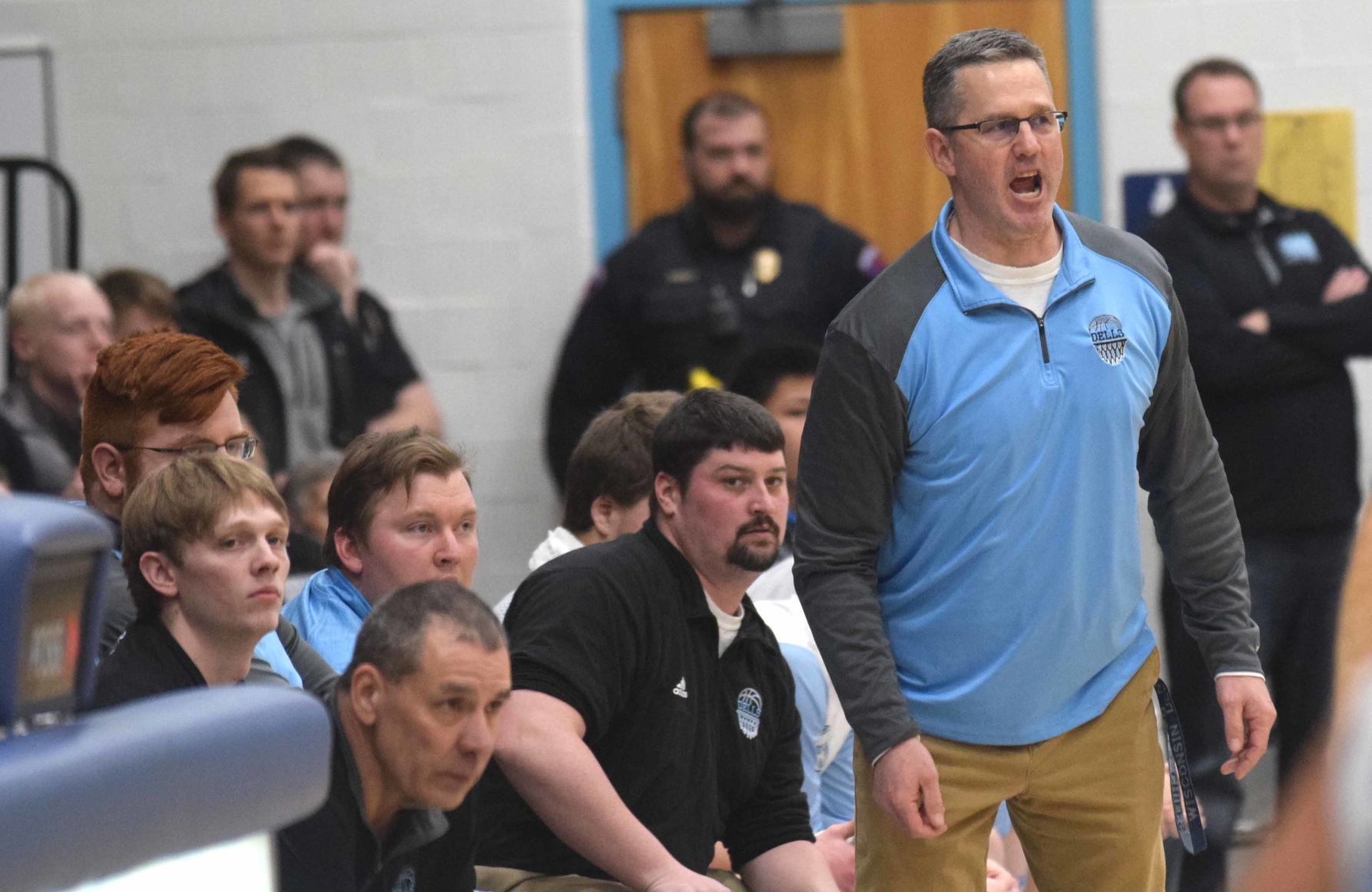 Wisconsin Dells coach Brad Rohling
